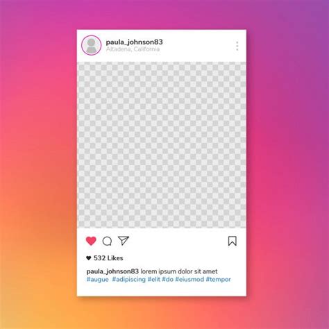 Editable Instagram Template