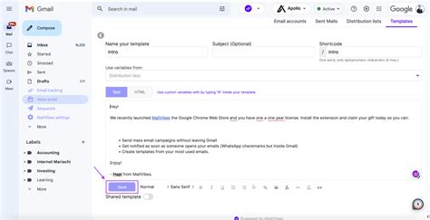 Editing Templates In Gmail