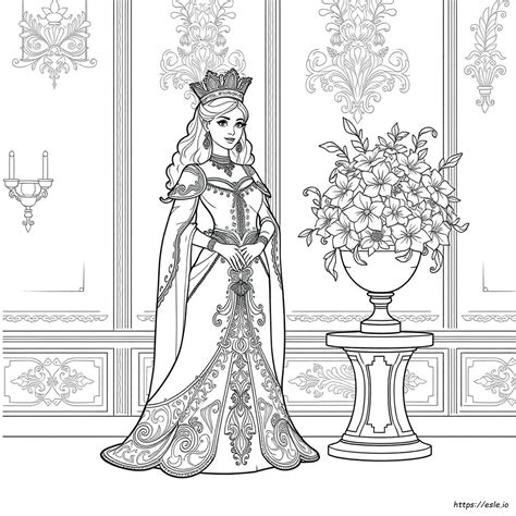 El Gran Maja Coloring Page Printable