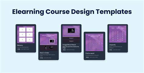 Elearning Course Templates
