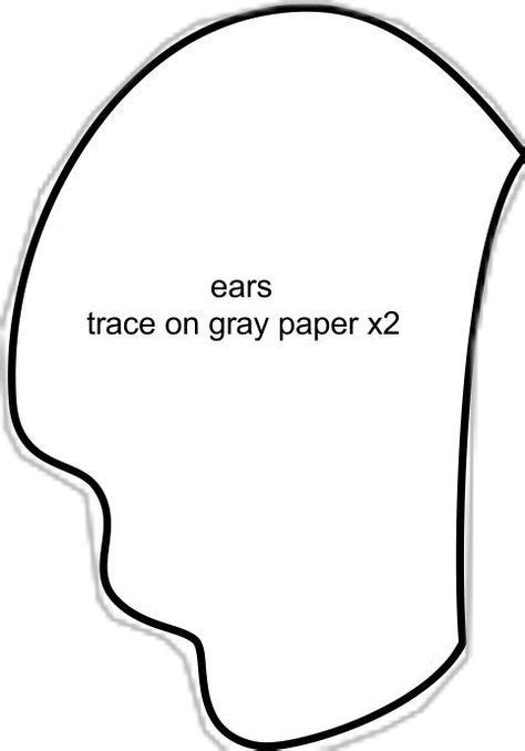 Elephant Ear Template