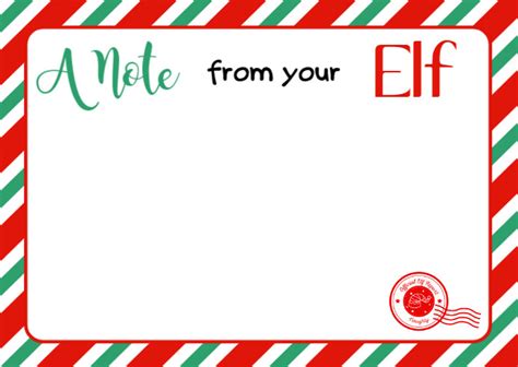 Elf Note Template