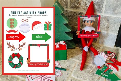 Elf On The Shelf Free Printable Props
