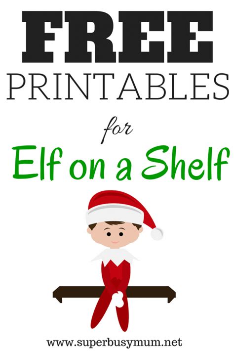 Elf On The Shelf Templates Free