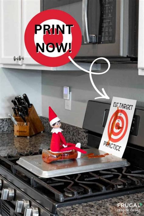 Elf Target Practice Printable