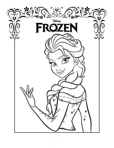 Elsa Frozen Printable