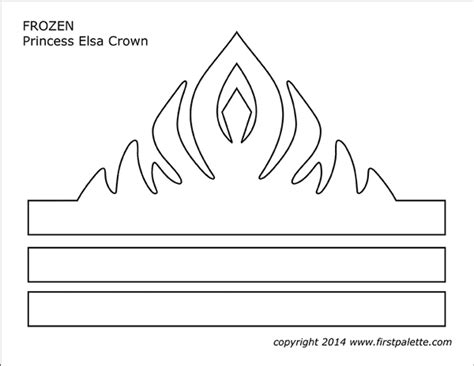 Elsa Printable Crown