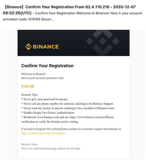 Email Template For Confirmation
