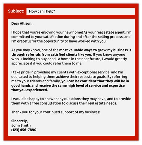 Email Template For Real Estate