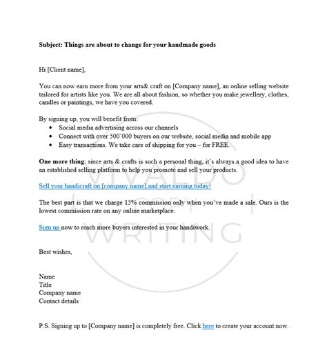 Email Template Proposal