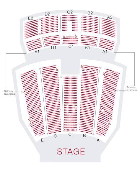 Emens Auditorium Seating Chart