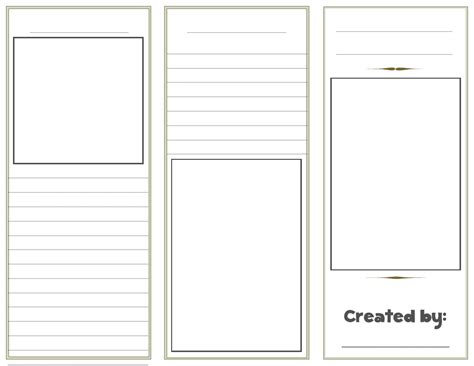 Empty Brochure Template