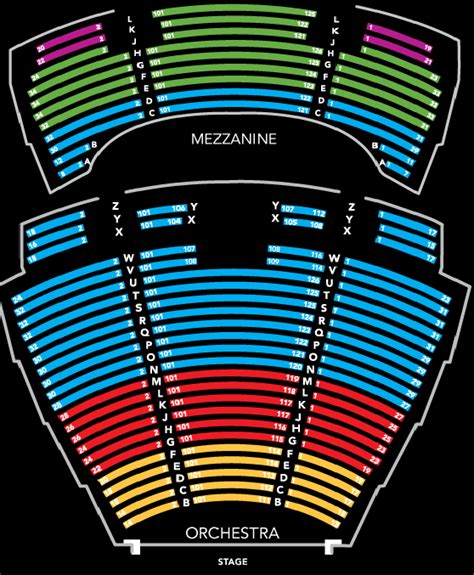Encore Theater Seating Chart Las Vegas