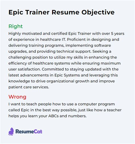 Epic Trainer Career