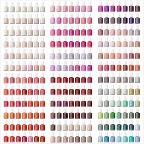 Essie Nail Polish Color Chart