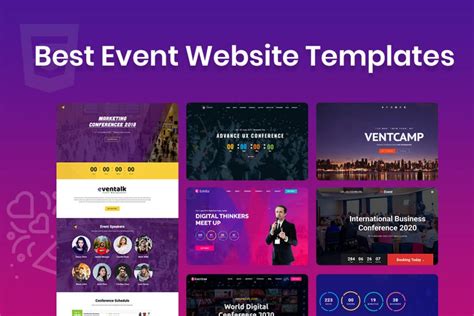 Events Website Template