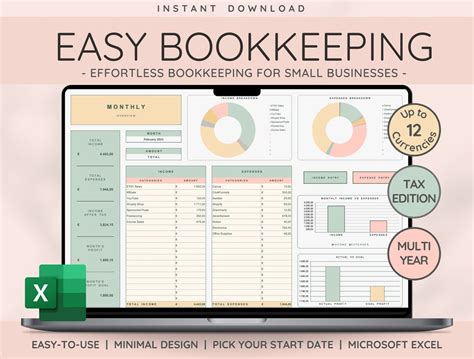 Excel Bookkeeping Template For Small Business
