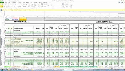 Excel Estimating Template