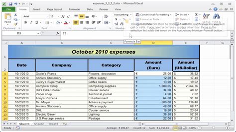 Excel Template For Small Business Accounting