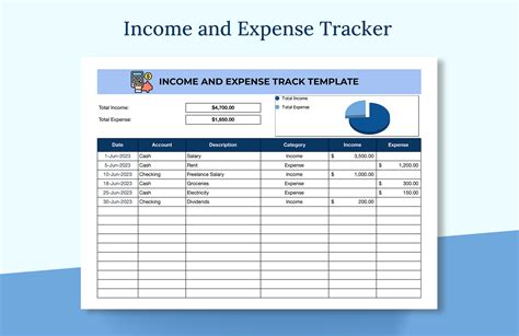 Expense Income Excel Template