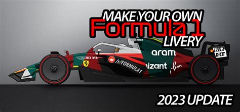 F1 Car Livery Template