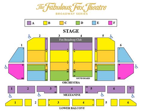 Fabulous Fox Stl Seating Chart