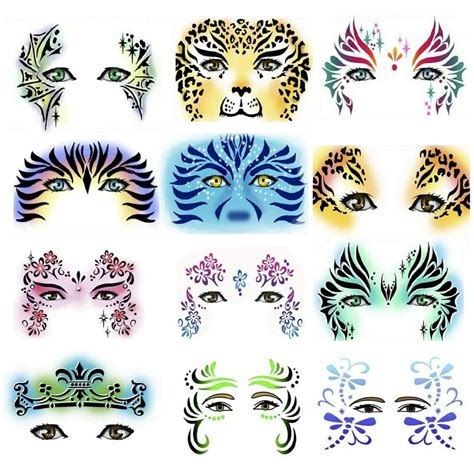 Face Painting Stencils Printable