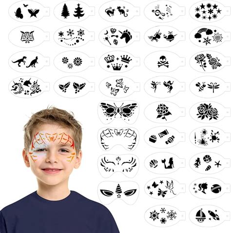 Face Painting Stencils Printable Free