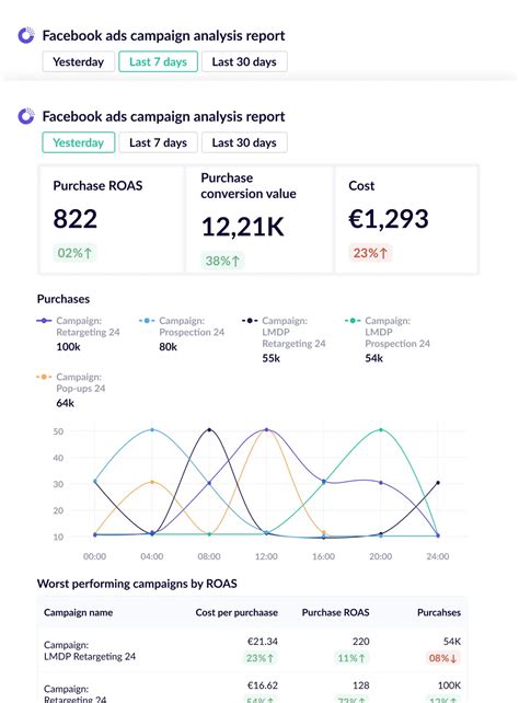 Facebook Ad Campaign Report Template