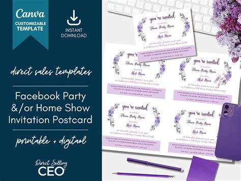 Facebook Invitation Template