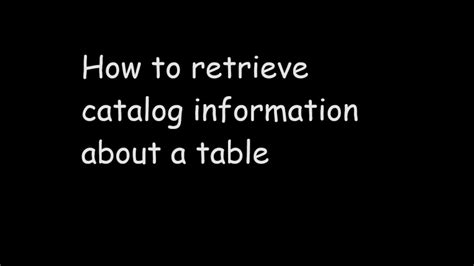 Failed To Retrieve Card From Catalog Table
