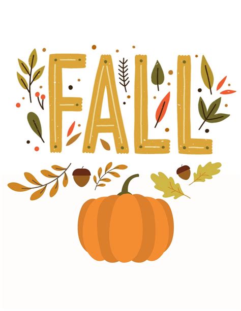 Fall Printable Decor