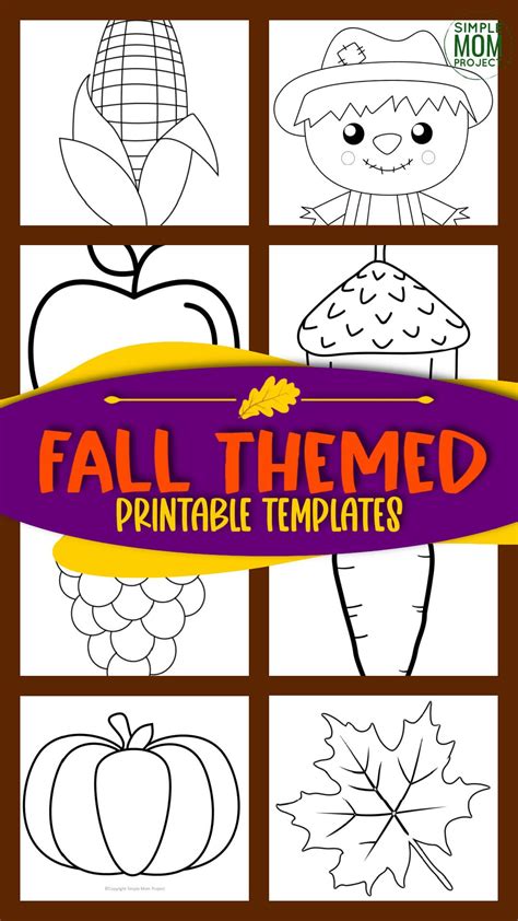 Fall Template Printable