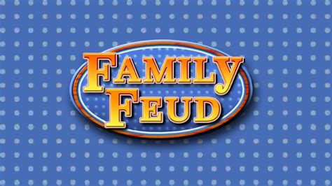 Family Feud Fast Money Template