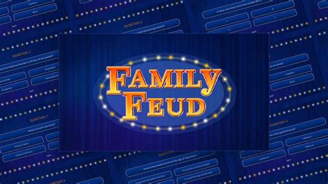 Family Feud Template Google Slides