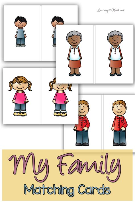 Family Theme Preschool Printables