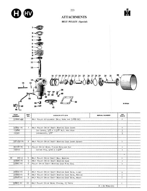 Farmall H Parts Catalog