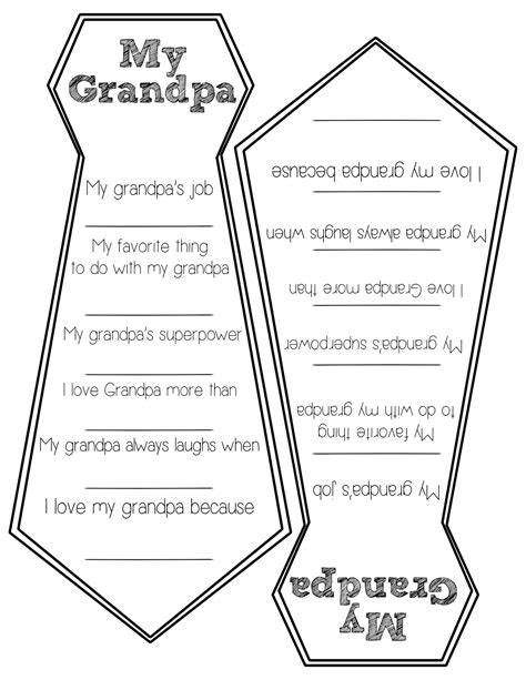Father's Day Printable For Grandpa