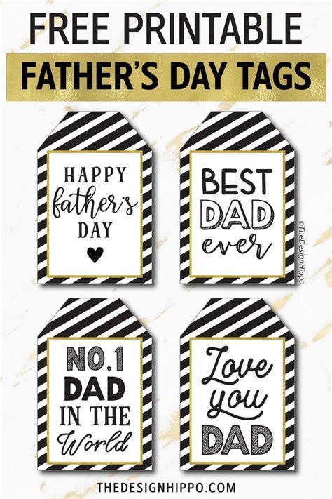 Fathers Day Gift Tags Free Printable