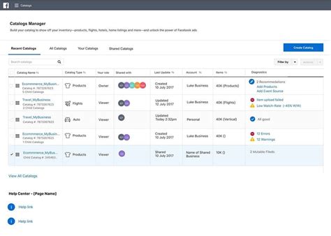 Fb Catalogue Manager