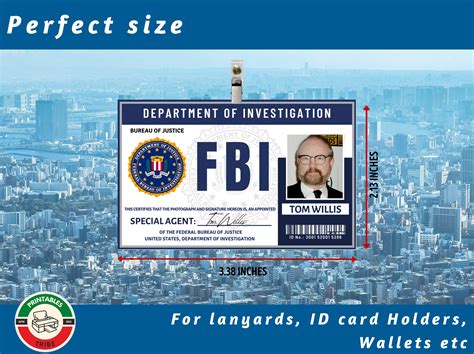 Fbi Id Badge Template