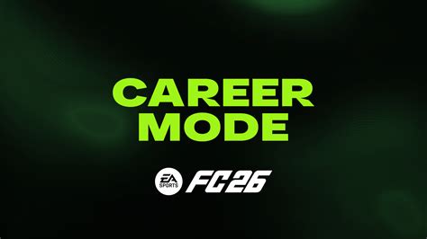 Fc 26 Career Mode