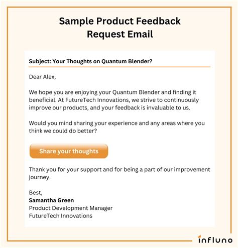 Feedback Request Template