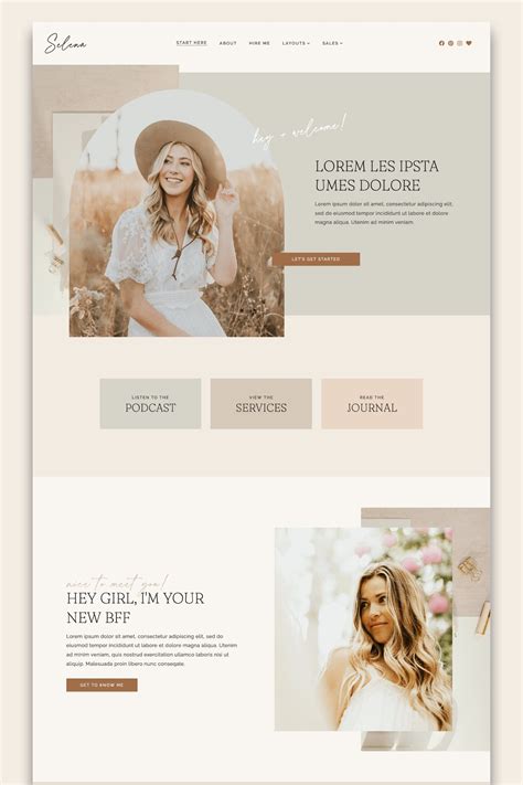 Feminine Wordpress Templates