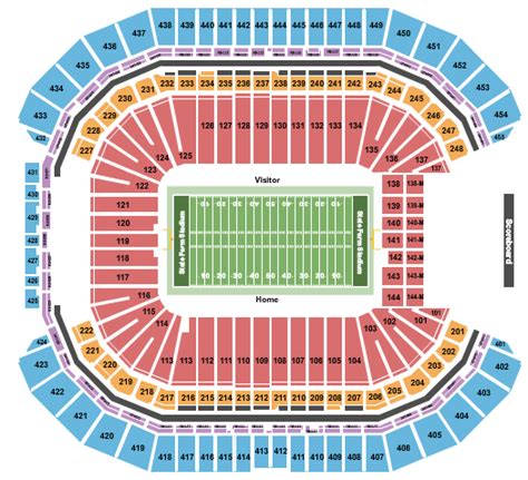 Fiesta Bowl Seating Chart