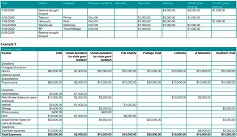 Financial Records Template