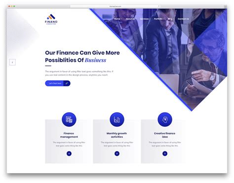 Financial Web Templates