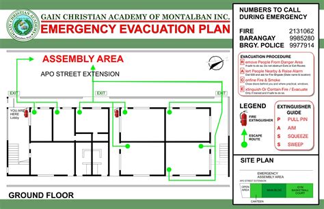 Fire Evac Plan Template