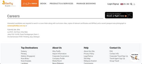 Firefly Airlines Career