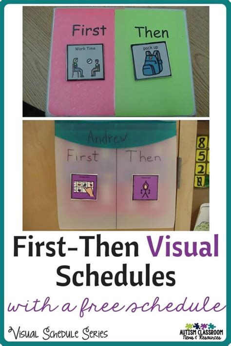 First Then Visual Schedule Printable